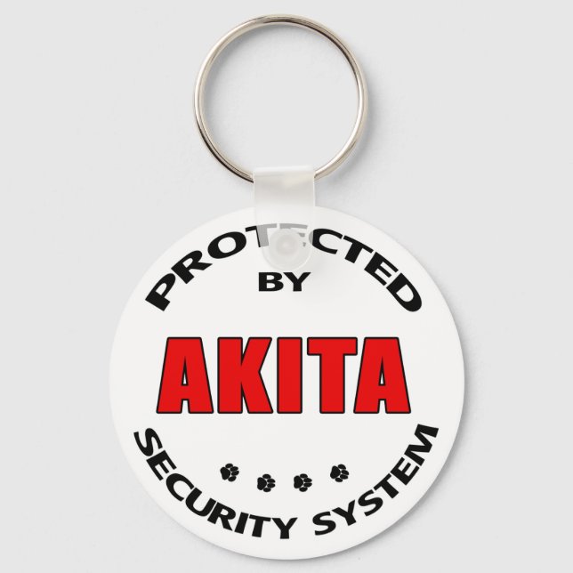 Akita Security System Nyckelring (Framsida)