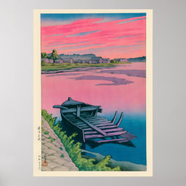 Akita Tsuchizaki från Kawase Hasui Poster