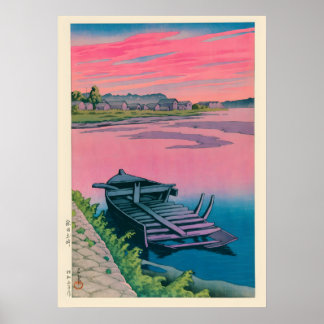 Akita Tsuchizaki från Kawase Hasui Poster