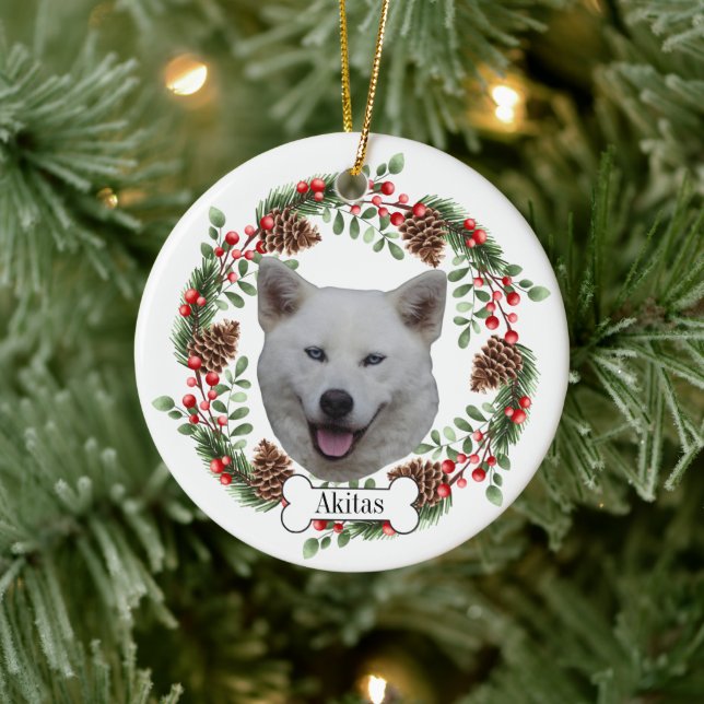 akitas Personlig Pet Ornament (Träd)