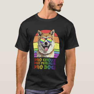 Akitas Pro Choice Pro Feminism Pro Hundar Lgbtq Fe T Shirt