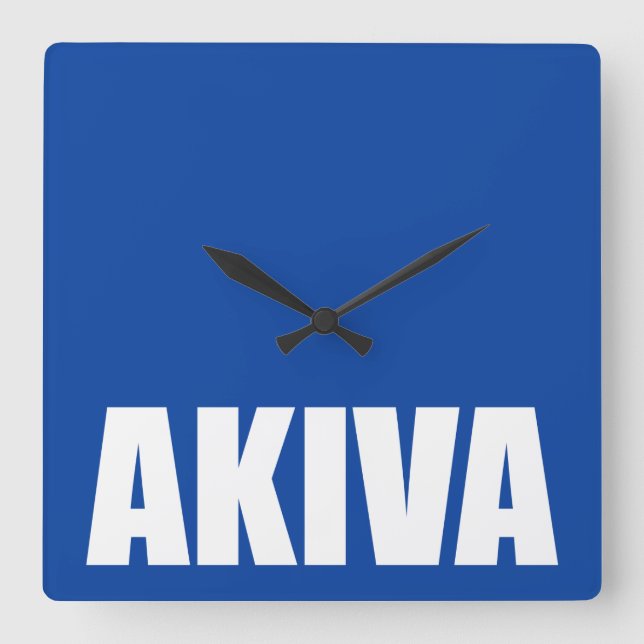 Akiva Fyrkantig Klocka (Framsida)
