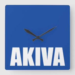 Akiva Fyrkantig Klocka