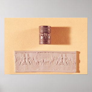 Akkadiska cylinderförslutning och intryck poster