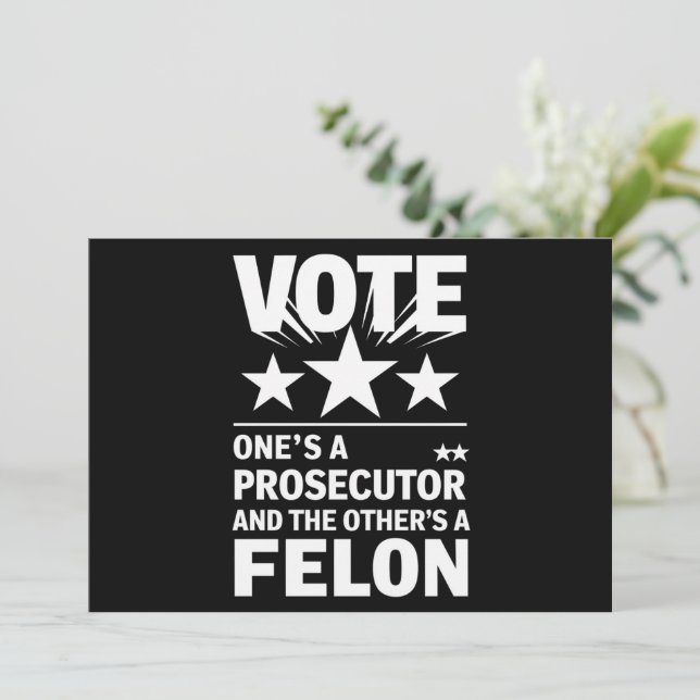 Åklagare kontra felonvotare rolig politisk inbjudningar (Stående Fram)