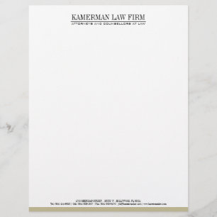 Åklagare Letterhead Brevhuvud