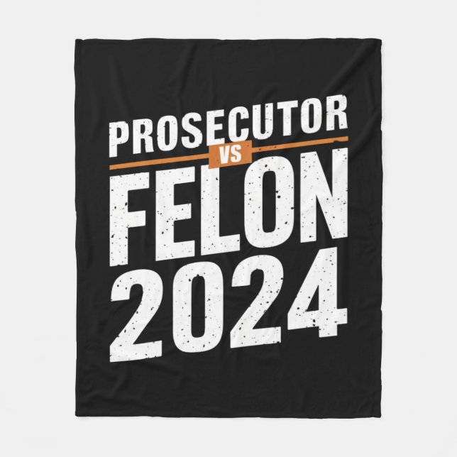 Åklagare Vs Felon 2024  Fleecefilt (Framsidan)