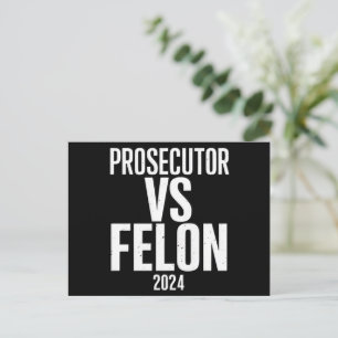 Åklagare Vs Felon 2024  Vykort