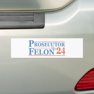 Åklagare Vs Felon American Valection 2024 T-Shirt Bildekal