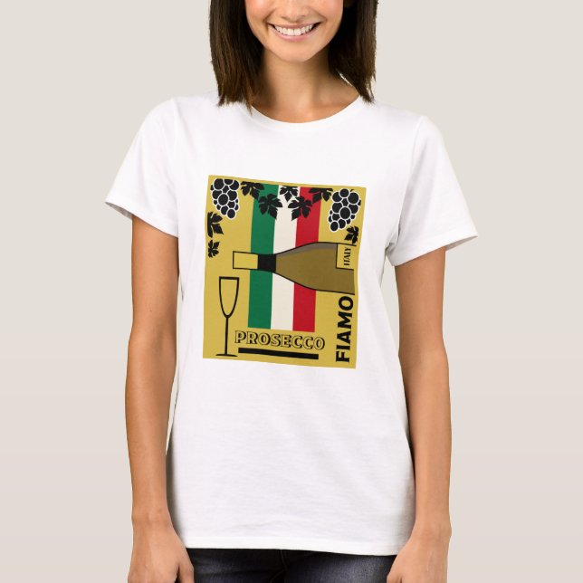 Åklagarmousserande vin t shirt (Framsida)