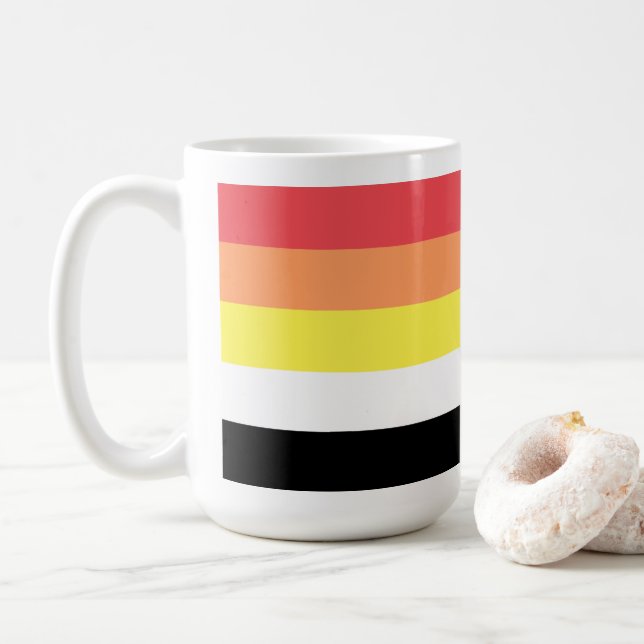 Akoisexuell Akoiromantisk Stolthet Kaffemugg (Med munk)