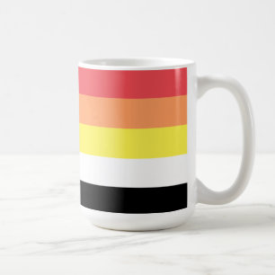 Akoisexuell Akoiromantisk stolthetsflagga Kaffemugg