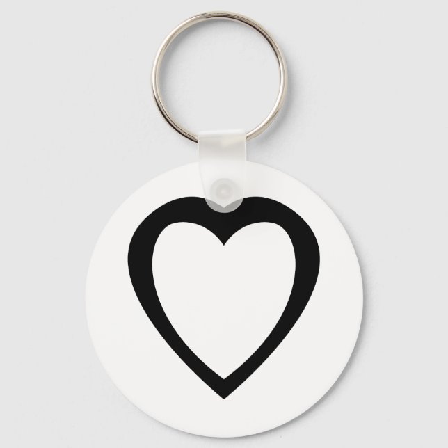 Akoma | Symbol för vit tålamod och tolerans Nyckelring (Framsida)