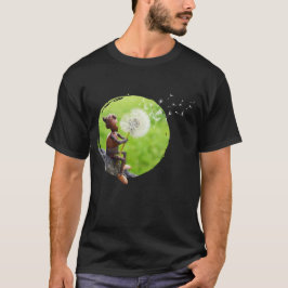 Akorn Elf blåser in i dandelionfluffren T Shirt