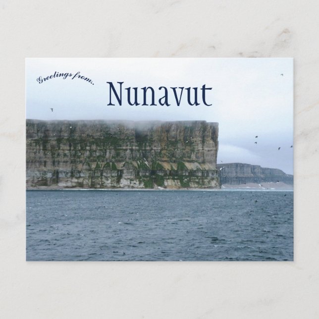 Akpatok Island Nunavut Kanada Vykort (Framsida)