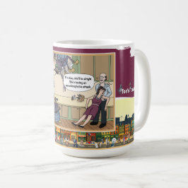 Akrakfobi | Absurd ordlek humor klassiker Kaffemugg