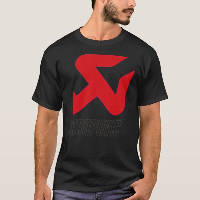 Akrapovic Logotyp Classic T-Shirt (Framsida)