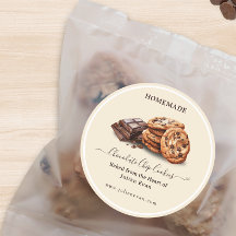 Akrifärg Hemgjorda Choklad Chip-kakor Dekalj