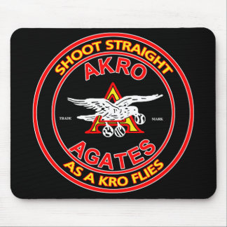 Akro Agatesvart Mousepad Musmatta