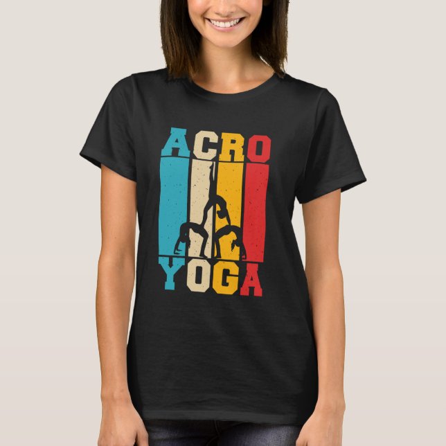 Akro Yogagymnastik T Shirt (Framsida)