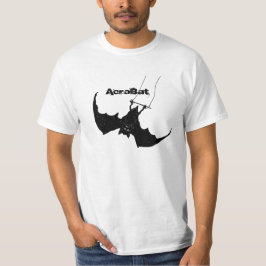 Akrobat en fladdermöss på en trapeze tee shirt