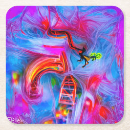 Akrofobi Underlägg Papper Kvadrat