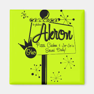 Akron Jojos & höna Magnet
