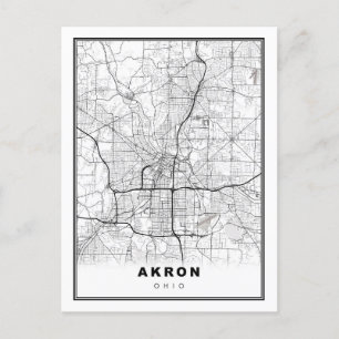 Akron Karta Helg Vykort