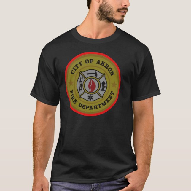 Akron Ohio brandstationShirt. Tee (Framsida)