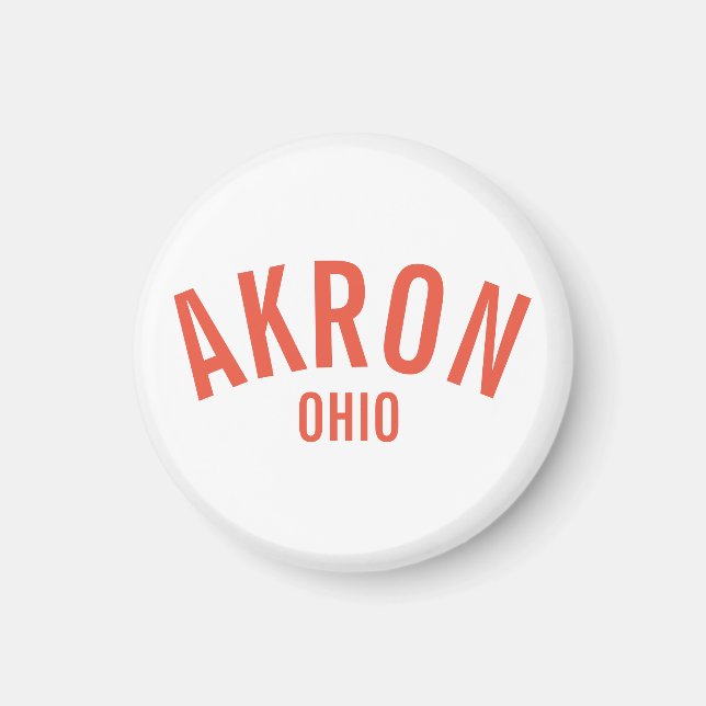 Akron, Ohio Magnet (Framsidan)