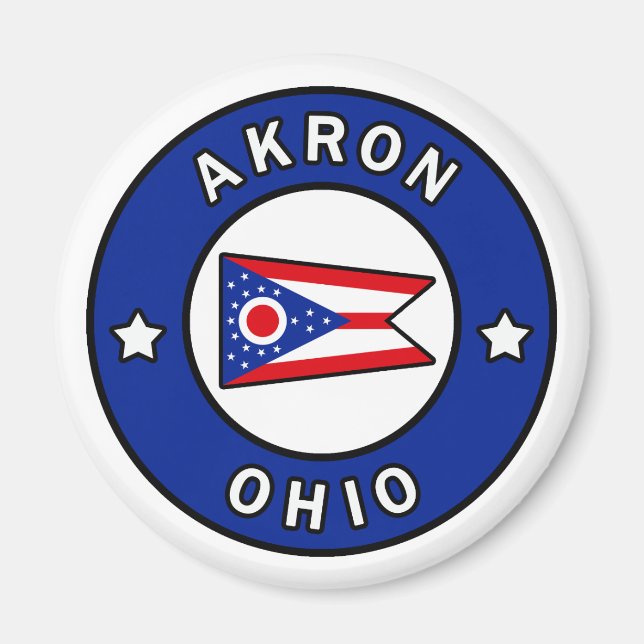Akron Ohio Magnet (Framsidan)