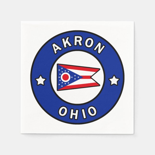 Akron Ohio Pappersservett (Framsidan)