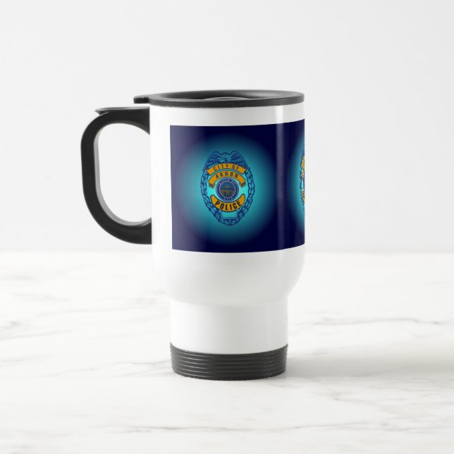 Akron Ohio polisenMug. Resemugg (Vänster)