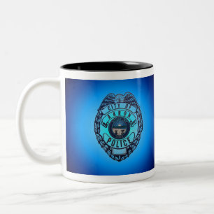Akron Ohio polisenMug. Två-Tonad Mugg