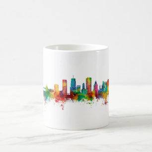 Akron Ohio Skyline Kaffemugg