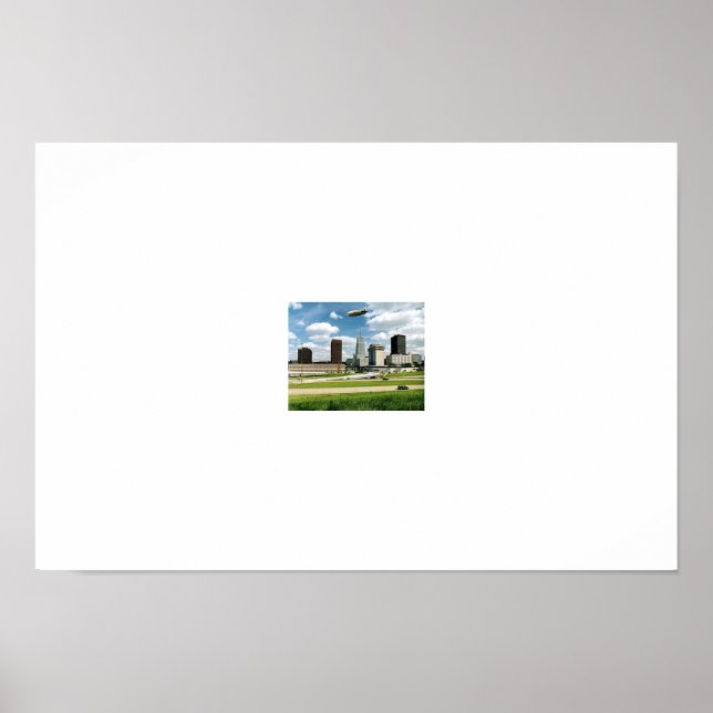 Akron Ohio Skyline Poster (Framsidan)