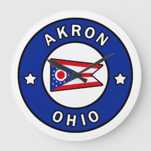 Akron Ohio Stor Klocka