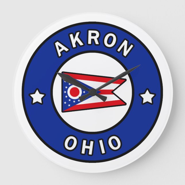 Akron Ohio Stor Klocka (Framsida)