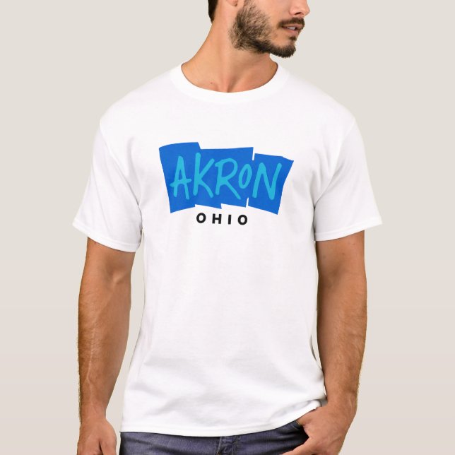 Akron, Ohio T Shirt (Framsida)