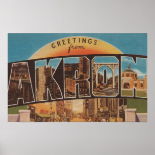 Akron, OhioLarge Brev ScenesAkron, OH 2 Poster