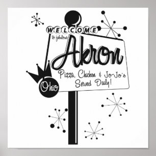Akron - Pizza, höna och JoJos Poster