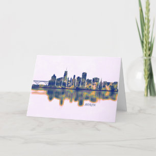 Akron Skyline Helgkort