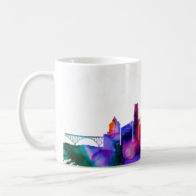 Akron Skyline Kaffemugg (Vänster)