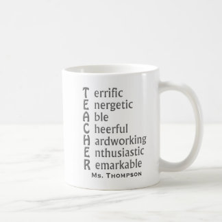 Akronym för lärare kaffemugg