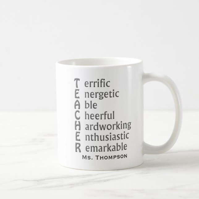 Akronym för lärare kaffemugg (Höger)