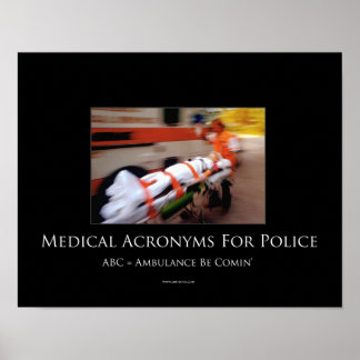 Akronyms Motiverande Poster