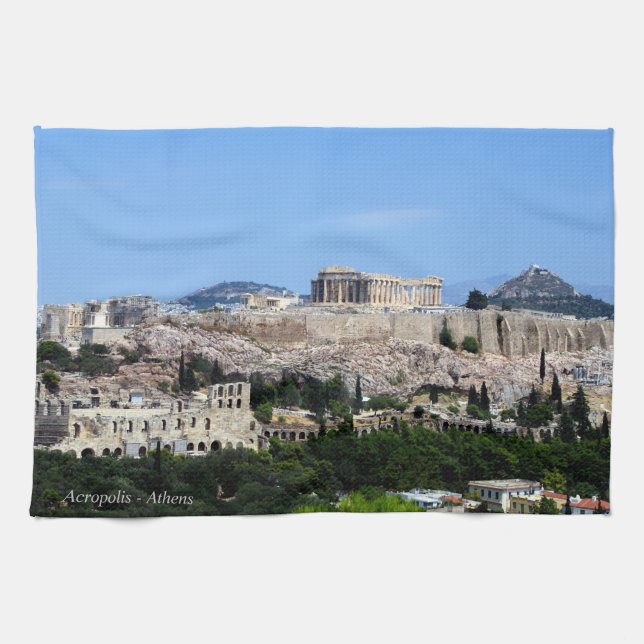 Akropolis - Aten Kökshandduk (Horisontell)
