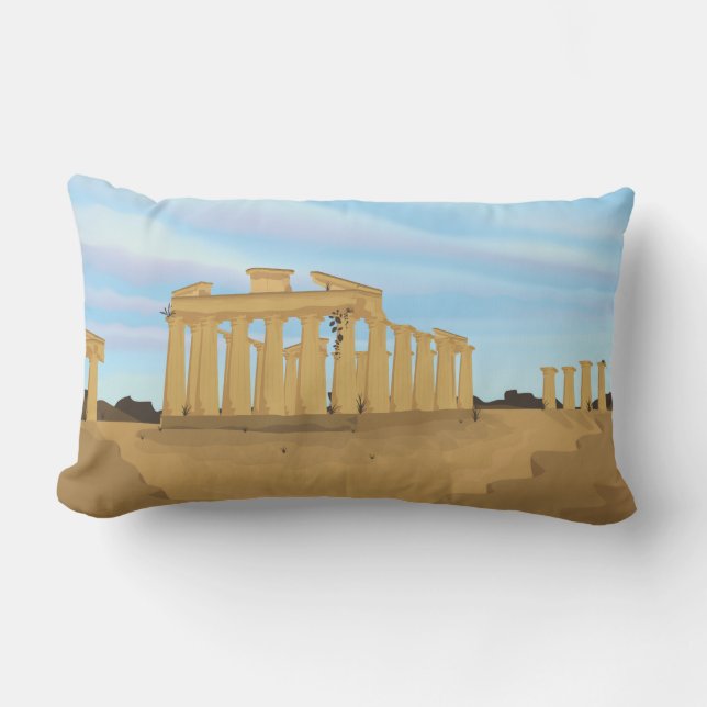 Akropolis Aten Lumbarkudde (Framsida)