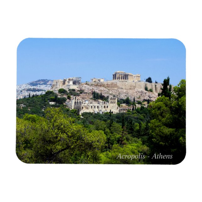 Akropolis - Aten Magnet (Horisontell)