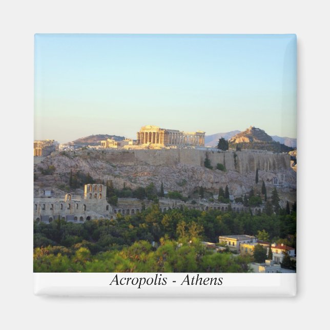 Akropolis - Aten Magnet (Framsidan)